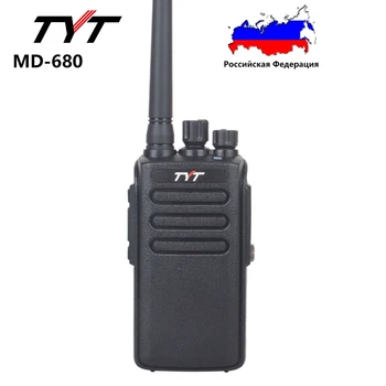 TYT MD-680 10W UHF 400-470MHz Skaitmeninis Walkie Talkie, IP67 atsparus Vandeniui Verslo 16Ch DMR Radijas