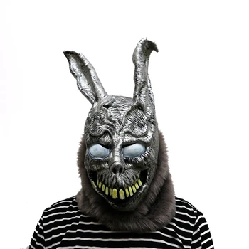 Juokinga Donnie Darko FRANK Bunny Triušiai Latekso KAUKĖ Orinės Kailio Kostiumas Gyvūnų Kaukės Šalies Cosplayjavascript: